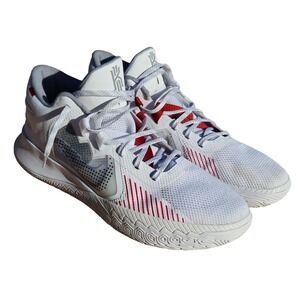 NIKE Kyrie Flytrap White/University Red